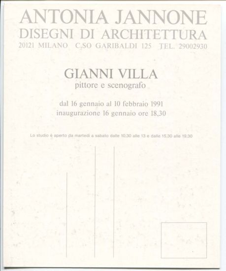 Gianni Villa. 40 oli su tela e legno - 