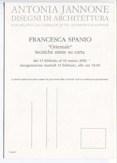 Francesca Spanio. Orientale - 