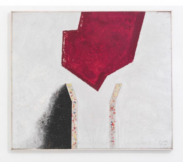Opere dal 1959 al 2017 - Livio Marzot, Distacco, 1965, olio su tela, cm 60x70