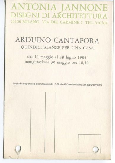 Arduino Cantafora. Quindici stanze per una casa - 