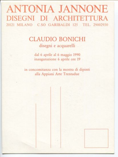 Claudio Bonichi. Disegni e acquerelli - 