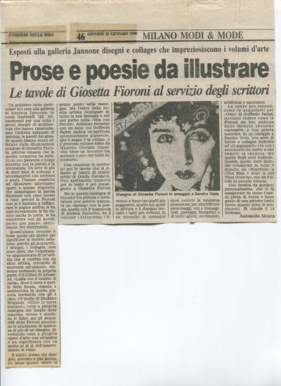 Giosetta Fioroni. Acquerelli, disegni, collages - 