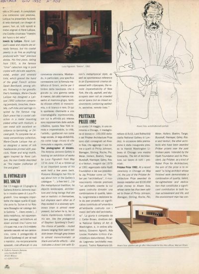 Luca Pignatelli. Voyage. Dipinti e disegni - Il fotografo del sogno, in “Abitare”, n.308, giugno 1992, p. 64