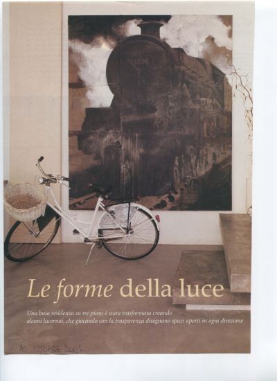 Luca Pignatelli. Voyage. Dipinti e disegni - Le forme della luce, in “AD”, ottobre 2001, p. 192