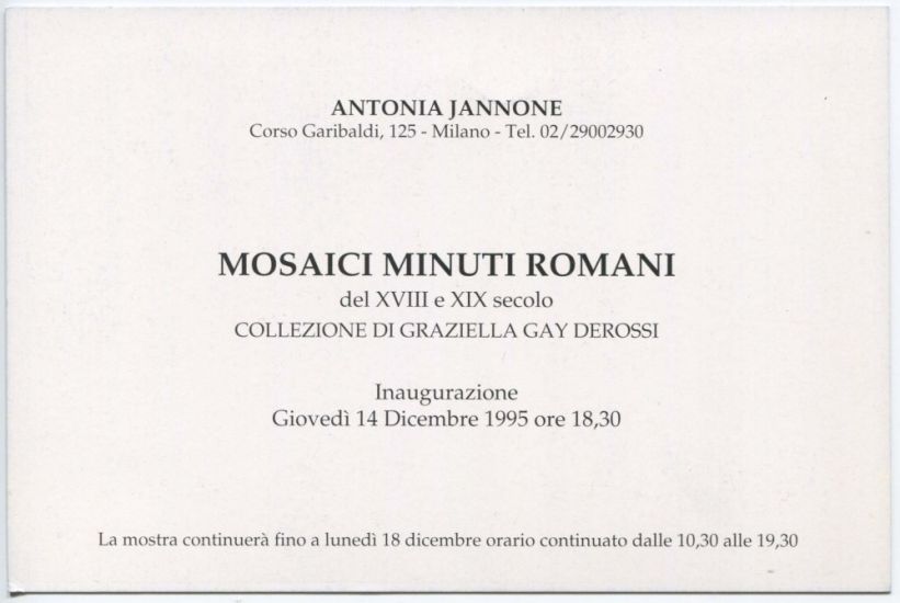 Mosaici minuti romani - 