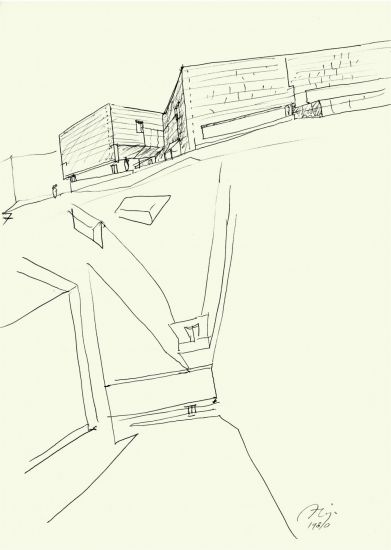 Alvaro Siza - N.20	, 1998, Edifício para Hotel e Habitação em Vila do Conde, Vila do Conde  - Portugal 