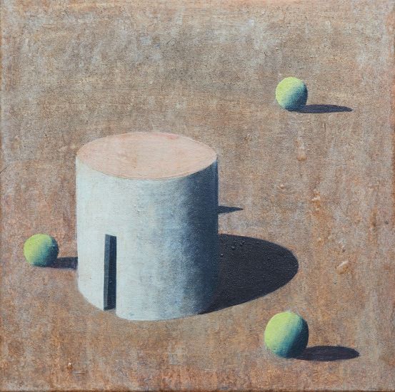 a Pietrasanta - Ramon Enrich, MODI, 2020, acrilico su tela, cm 40x40, ph. Henrik Blomqvist