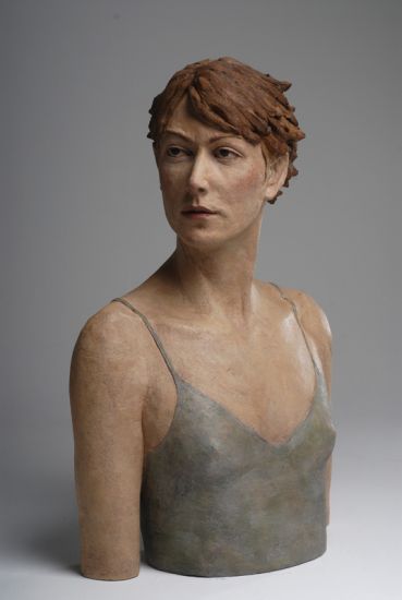Claudia Marchetti - Claudia Marchetti, Busto di Donna, Terracotta policroma