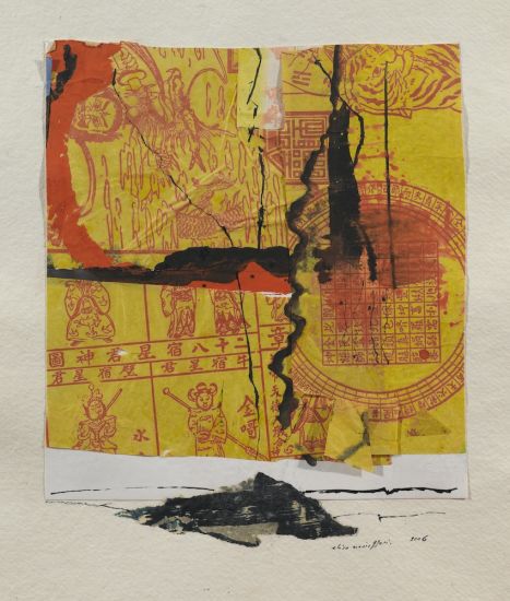 L’Anima delle Cose - China, 2006, acquerelli e collage su carta – cm. 42,5 x 31 cn