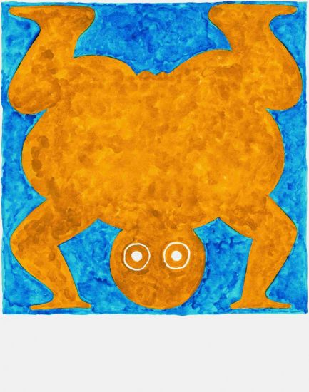 Fat Boy - Georg, 2019, acquerello su carta, cm 35,5 x 28