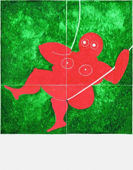 Fat Boy - Jean Honorè, 2019, acquerello su carta, cm 71x56