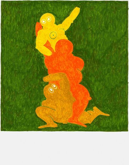 Fat Boy - Jean, 2020, acquerello su carta, cm 35,5 x 28