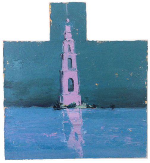Velasco Vitali - Velasco Vitali_Kalyazin 1940, olio su tela, cm 50 x 50  