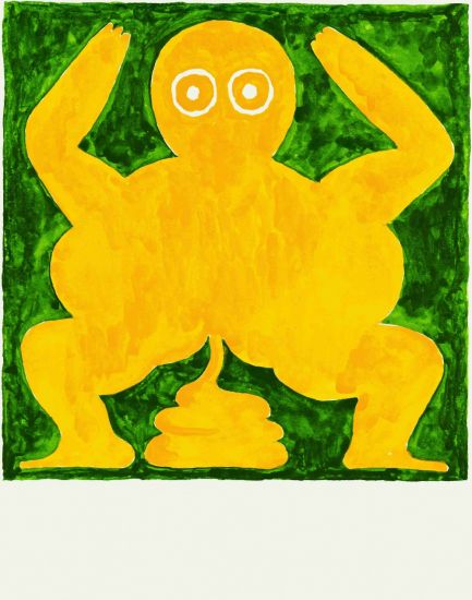 Fat Boy - KIKI, 2019, acquerello su carta, cm 35,5 x 28