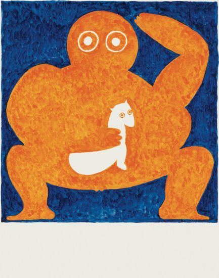 Fat Boy - Leonardo, 2019, acquerello su carta, cm 35,5 x 28