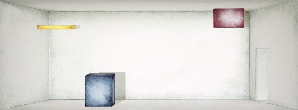 Marco Palmieri - Marco Palmieri, Virtual Landscape IV, Stampa a getto di inchiostro su carta Hahnemühle, 33x90cm, ed. di 7