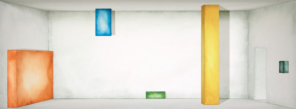 Marco Palmieri - Marco Palmieri, Virtual Landscape V, Stampa a getto di inchiostro su carta Hahnemühle, 33x90cm, ed. di 7