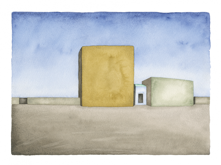 ALWAYS SOMETHING THERE - Marco Palmieri, Always Something There VIII, 2024, acquerello su carta Arches, cm 29x39