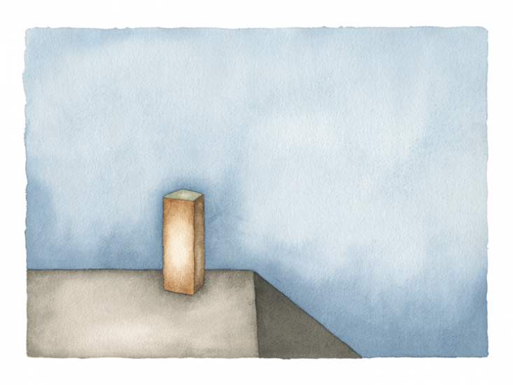 ALWAYS SOMETHING THERE - Marco Palmieri, Always Something There I, 2024 ,acquerello su carta Arches, cm 29x39