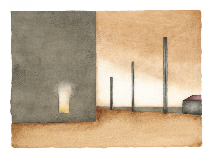 ALWAYS SOMETHING THERE - Marco Palmieri, Always Something There V, 2024, acquerello su carta Arches, cm 29x39