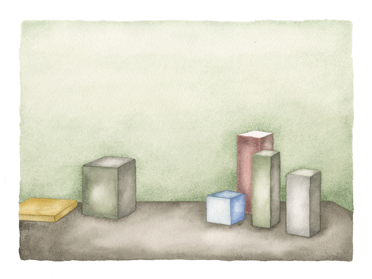 ALWAYS SOMETHING THERE - Marco Palmieri, Always Something There VII, 2024, acquerello su carta Arches, cm 29x39