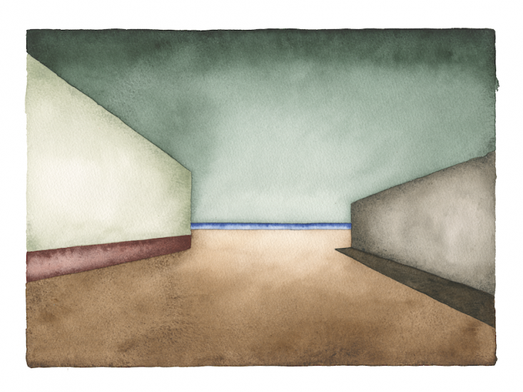 ALWAYS SOMETHING THERE - Marco Palmieri, Always Something There XIII, 2024, acquerello su carta Arches, cm 29x39
