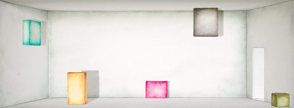 Marco Palmieri - Marco Palmieri, Virtual Landscape I, Stampa a getto di inchiostro su carta Hahnemühle, 33x90cm, ed. di 7