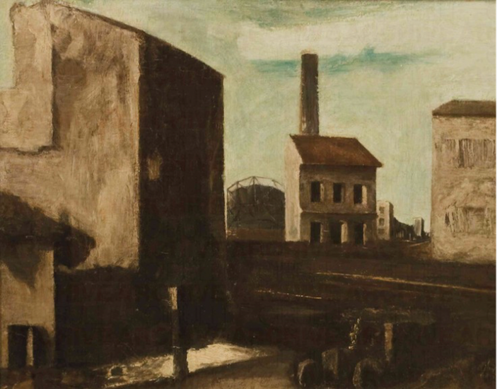 Fuorisalone 2024 - Mario Sironi
Paesaggio urbano (1926) 47,5 x 64,5 cm
olio su tavola,@Fondazione Cirulli