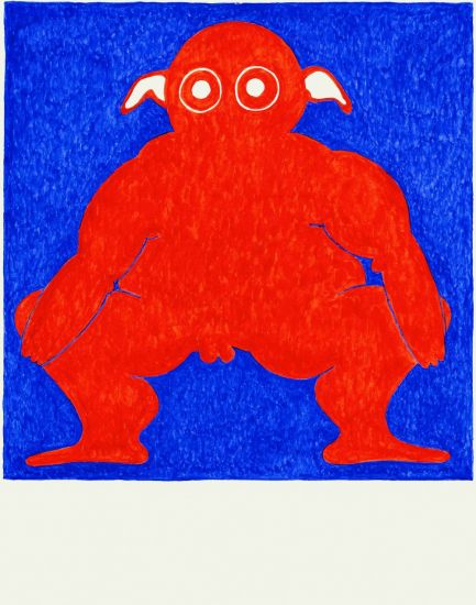 Fat Boy - Matthew, 2019, acquerello su carta, cm 35,5 x 28