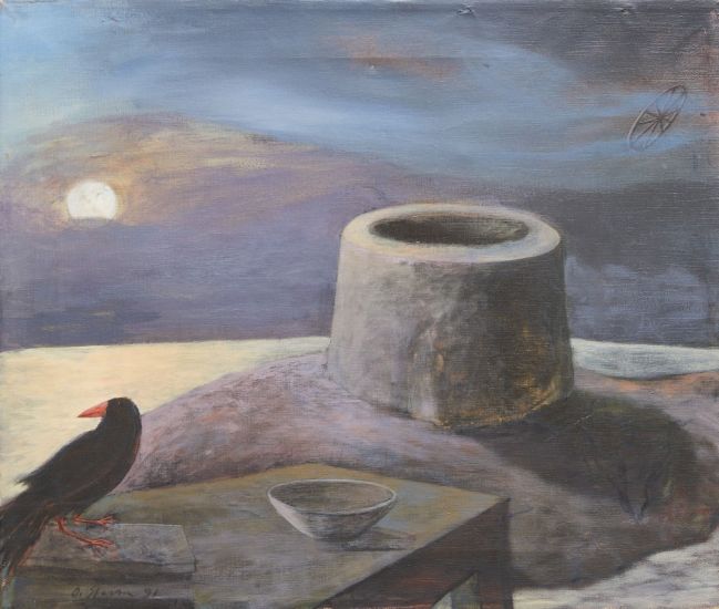 Orsina Sforza - Orsina Sforza, Il pozzo, 1991, cm 45 x 53