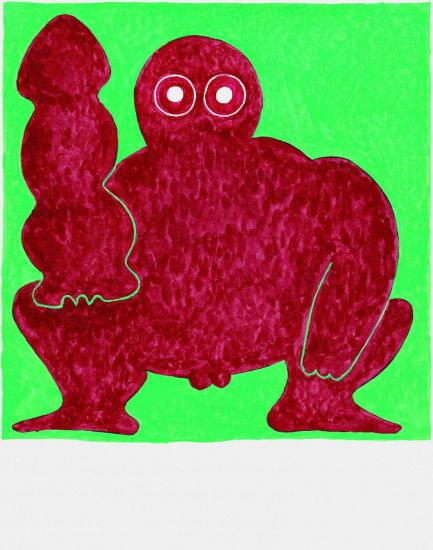 Fat Boy - Paul, 2019, acquerello su carta, cm 35,5 x 28