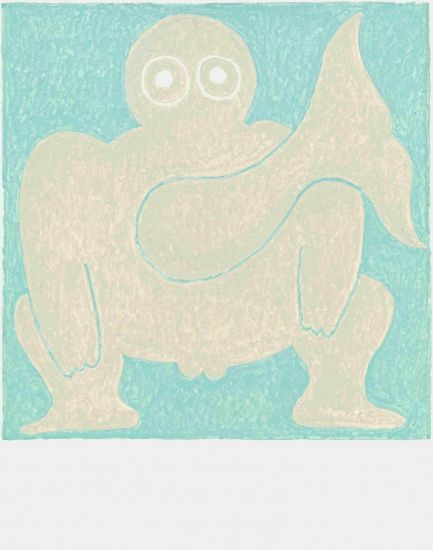 Fat Boy - Pino, 2019, acquerello su carta, cm 35,5 x 28