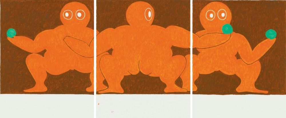 Fat Boy - Raffaello, 2019, acquerello su carta, cm 35,5 x 28
