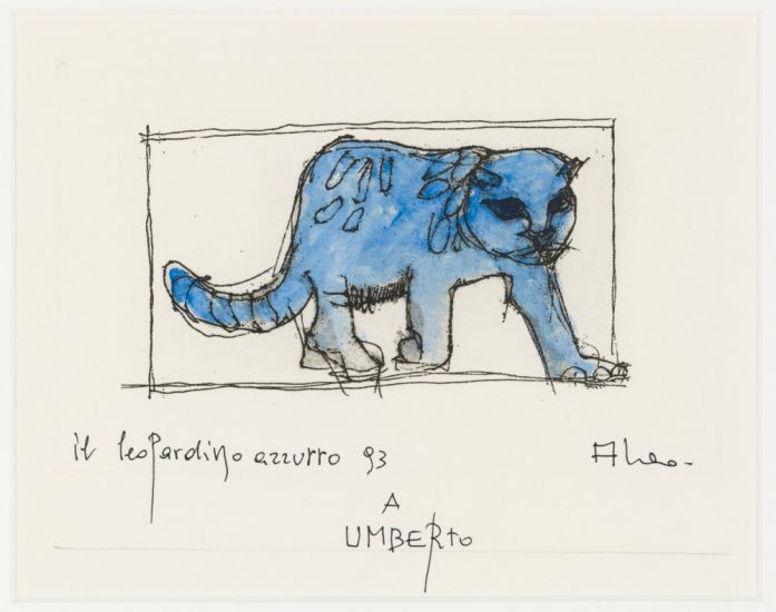 Grafica - Leopardino Azzurro, cm 32,3x25, fotoincisione, 1993