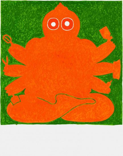 Fat Boy - Rudolf, 2019, acquerello su carta, cm 35,5 x 28