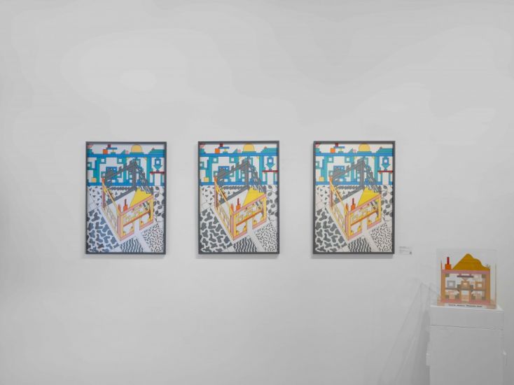 a Pietrasanta con Ettore Sottsass, Andrea Branzi, Marco Zanini, Santi Caleca - installation view ph. Nicola Gnesi