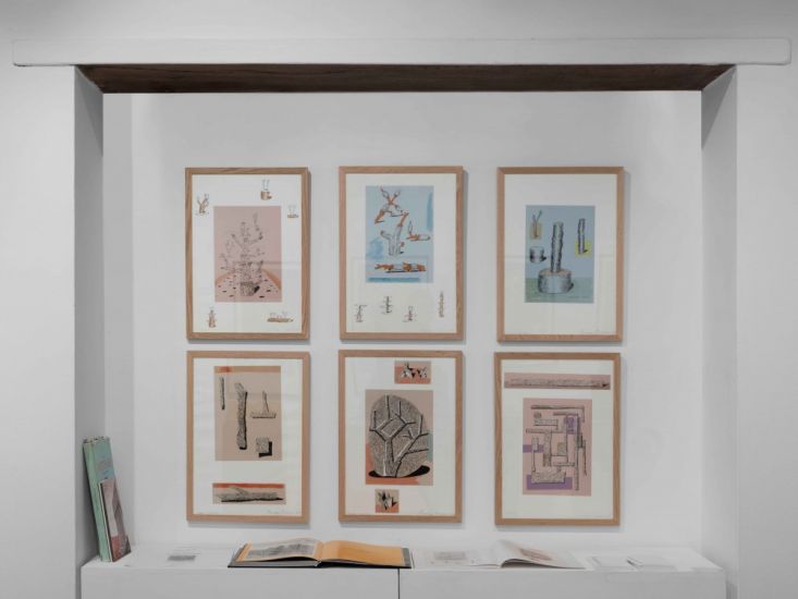 a Pietrasanta con Ettore Sottsass, Andrea Branzi, Marco Zanini, Santi Caleca - installation view ph. Nicola Gnesi