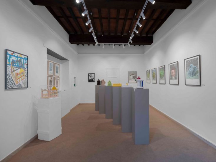 a Pietrasanta con Ettore Sottsass, Andrea Branzi, Marco Zanini, Santi Caleca - installation view ph. Nicola Gnesi