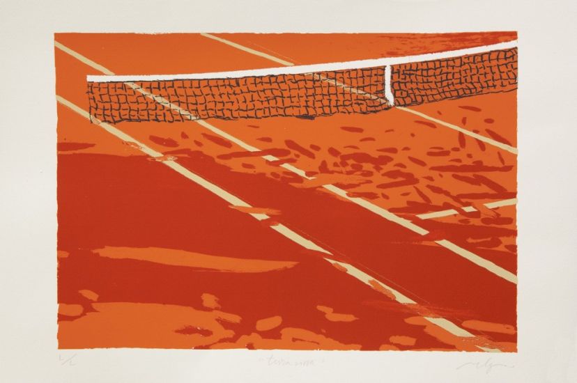 TERRA ROSSA - Velasco Vitali, Terra Rossa, 2024, serigrafia 4 colori , cm 45x65, ed di 50