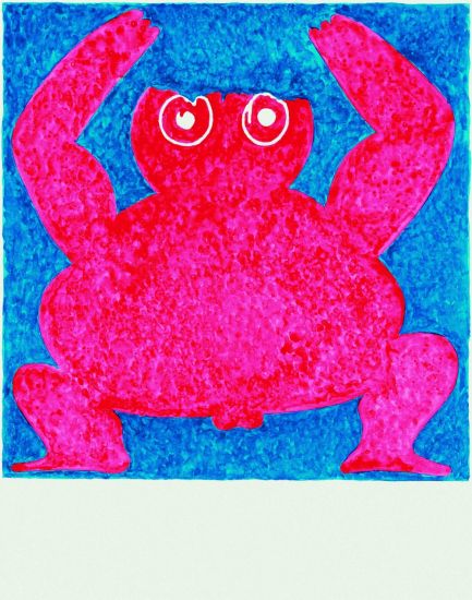 Fat Boy - Urs, 2019, acquerello su carta, cm 35,5 x 28