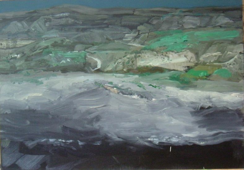 Luca Conca - Summernights, 2006, olio su tela,70x100cm