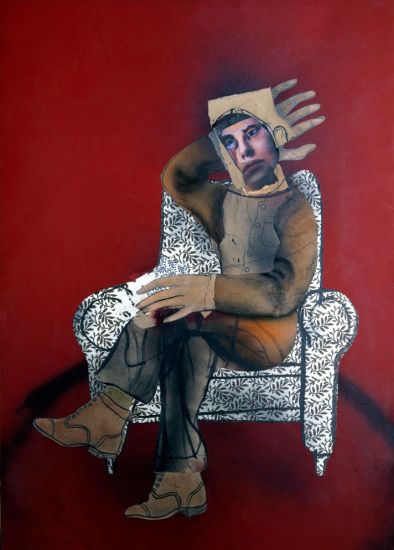 Trafficante di Sogni - Uomo Seduto su Poltrona, 50x70 cm