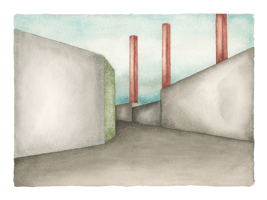 ALWAYS SOMETHING THERE - Marco Palmieri, Always Something There III, 2024, acquerello su carta Arches, cm 29x39