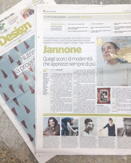 L'intervista ad Antonia Jannone su Corriere della Sera speciale Design, martedì 14 aprile 2015
Ph: Adicorbetta