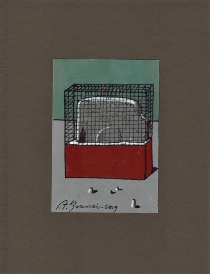 Archetipi - Andrea Branzi, Sketch n. 5, 2019, pennarello su carta, cm 32,5 x 25