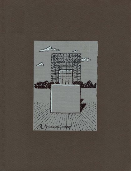 Archetipi - Andrea Branzi, Sketch n. 7, 2019, pennarello su carta, cm 32,5 x 25