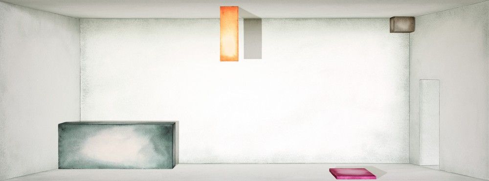 Marco Palmieri - Marco Palmieri, Virtual Landscape II, Stampa a getto di inchiostro su carta Hahnemühle, 33x90cm, ed. di 7